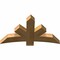 Ekena Millwork Alberta Rough Sawn Timber Gable Bracket, Western Red Cedar, 48"W x 28"H x 4"D x 6"F, 14/12 Pitch GBW048X28X0406ALB00RWR - alternate 2